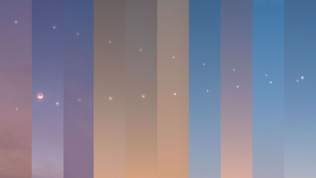 Conjonction de Vénus et Jupiter. // Source : Instagram soumyadeepmukherjeephotos (photo recadrée) Conjonction de Vénus et Jupiter. // Source : Instagram soumyadeepmukherjeephotos (photo recadrée)