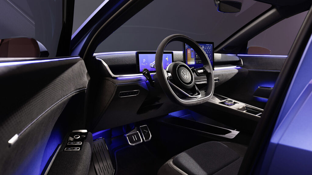 Intérieur du VW ID. 2all concept // Source : Volkswagen Intérieur du VW ID. 2all concept // Source : Volkswagen