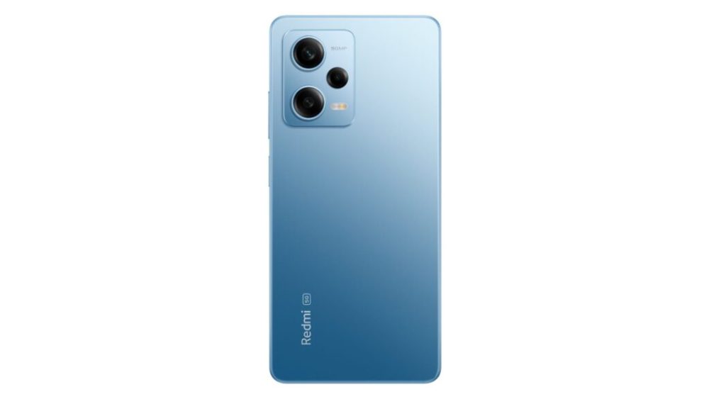 Le Xiaomi Redmi Note 12 Pro vu de dos Le Xiaomi Redmi Note 12 Pro vu de dos