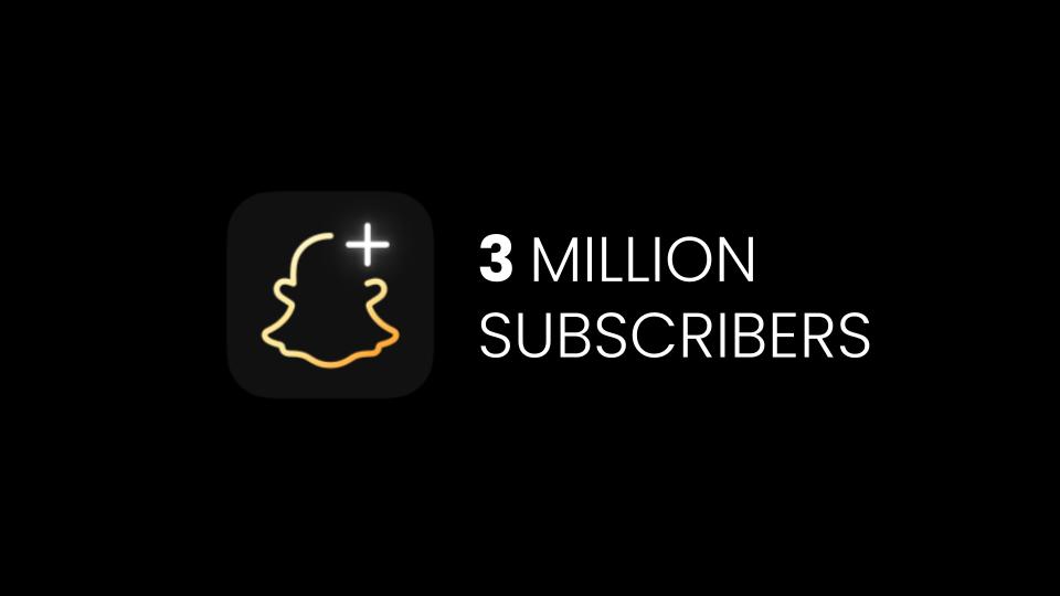 Image envoyée par Snapchat pour fêter ses 3 millions d'abonnés. // Source : Snap Image envoyée par Snapchat pour fêter ses 3 millions d'abonnés. // Source : Snap