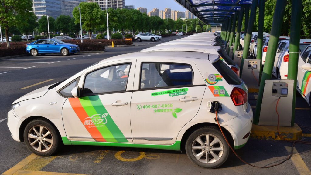 autopartage de véhicules électriques en Chine // Source : Flickr - Open Grid Scheduler autopartage de véhicules électriques en Chine // Source : Flickr - Open Grid Scheduler