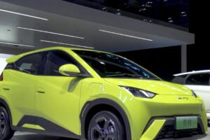 BYD Seagull sur le salon de Shanghai // Source : BYD