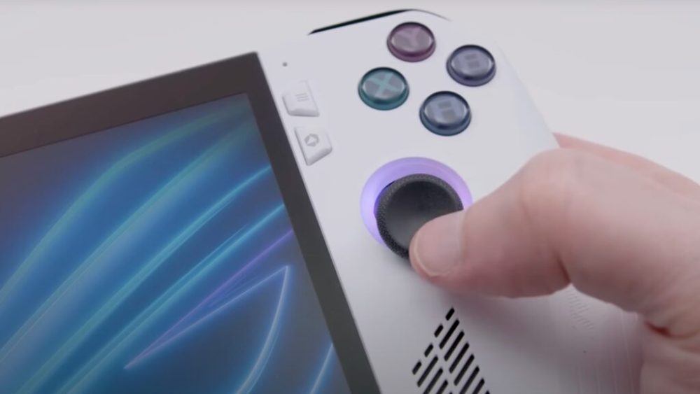 Asus ROG Ally // Source : YouTube Dave2D Asus ROG Ally // Source : YouTube Dave2D