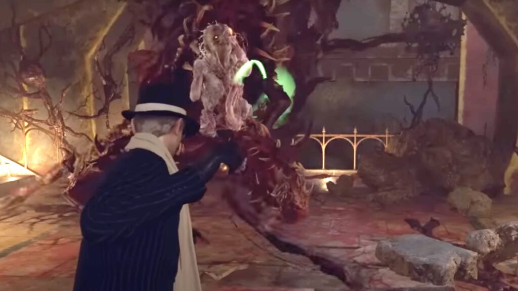 Astuce de l'oeuf pour battre Ramon Salazar dans Resident Evil 4 // Source : Capture YouTube Astuce de l'oeuf pour battre Ramon Salazar dans Resident Evil 4 // Source : Capture YouTube
