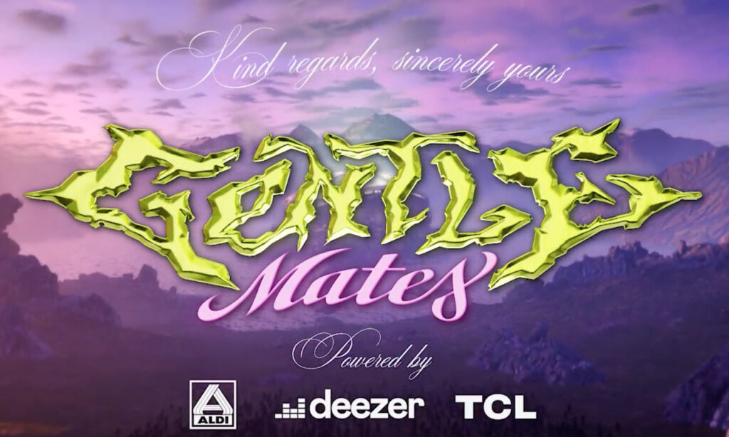 Le logo de Gentle Mates avec ses premiers sponsors. // Source : Twitter Le logo de Gentle Mates avec ses premiers sponsors. // Source : Twitter