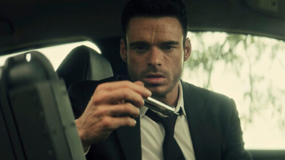 Richard Madden, un Ryan Gosling sous adrénaline // Source : Amazon Prime Video Richard Madden, un Ryan Gosling sous adrénaline // Source : Amazon Prime Video