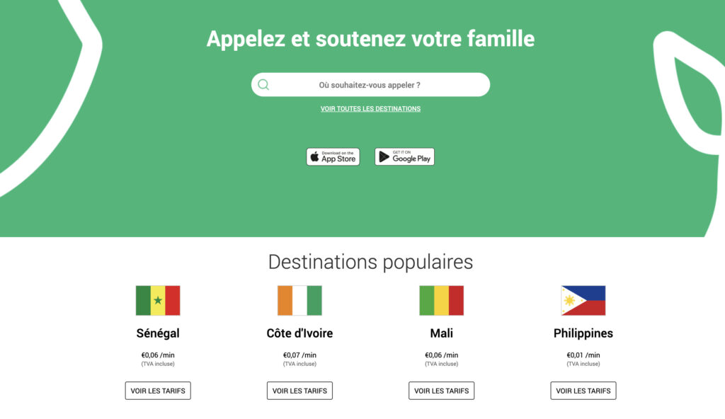 Sur son site en 2023, Libon met en avant des pays africains… mais n'oublie pas les Phillipines. // Source : Libon Sur son site en 2023, Libon met en avant des pays africains… mais n'oublie pas les Phillipines. // Source : Libon