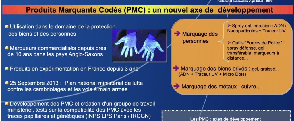 Un document de 2014 de l'institut de police nationale scientifique Un document de 2014 de l'institut de police nationale scientifique