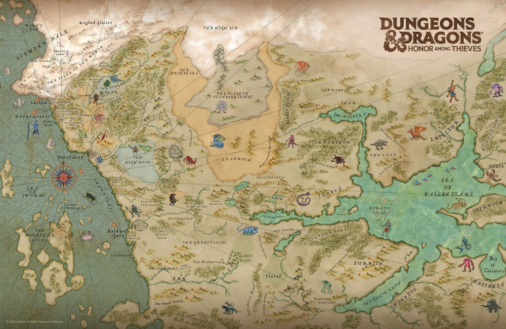 carte Donjons et Dragons carte Donjons et Dragons
