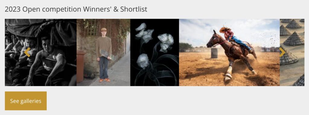 La photo de Boris Eldagsen n'apparait plus sur le site du Sony World Photography Award // Source : Capture d'écran Numerama La photo de Boris Eldagsen n'apparait plus sur le site du Sony World Photography Award // Source : Capture d'écran Numerama