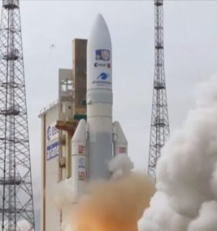 Départ de JUICE vers Jupiter. // Source : Capture d'écran YouTube ESA