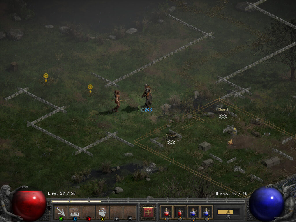 Diablo II overlay map Diablo II overlay map