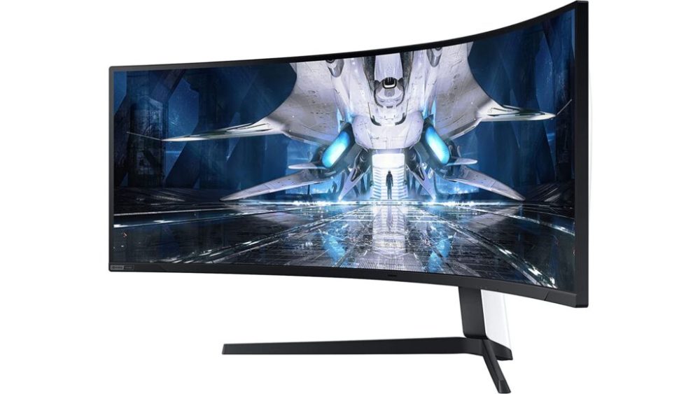 ecran-gaming-samsung-odyssey-neo-g9-trois-quart ecran-gaming-samsung-odyssey-neo-g9-trois-quart