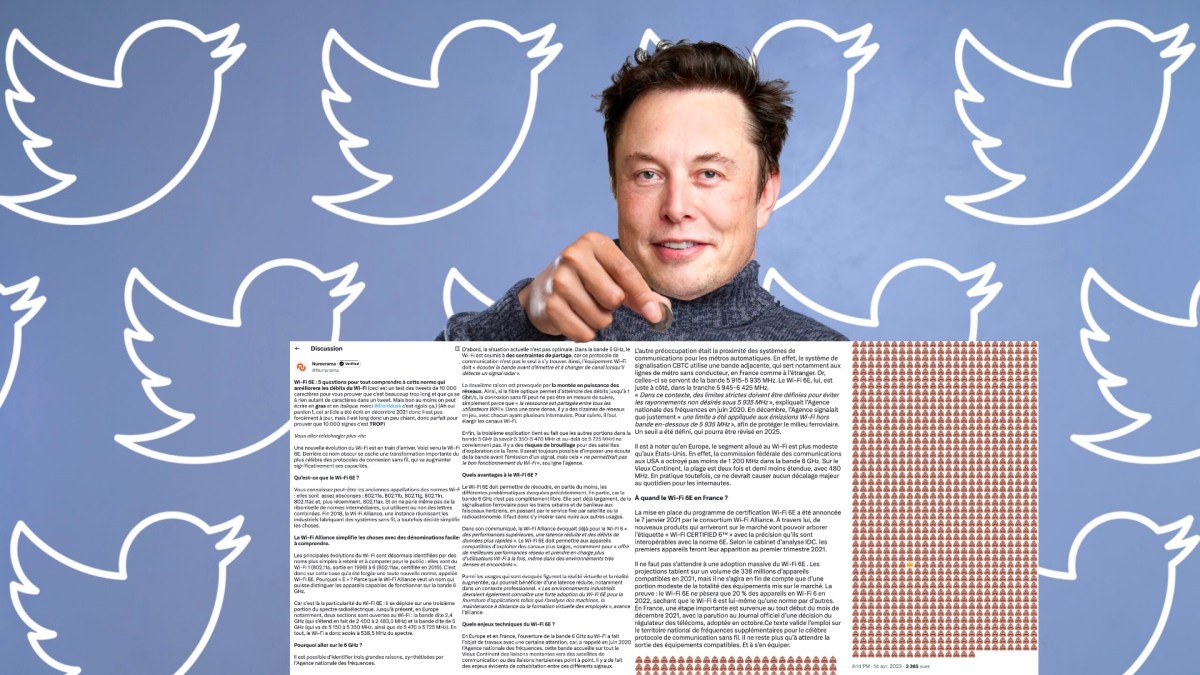 Tweet long Elon Musk // Source : Numerama Tweet long Elon Musk // Source : Numerama