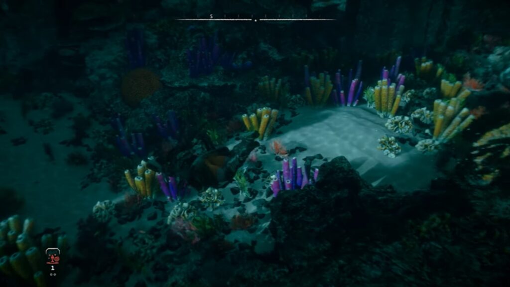 Balade aquatique pour Aloy // Source : Capture d'écran Numerama