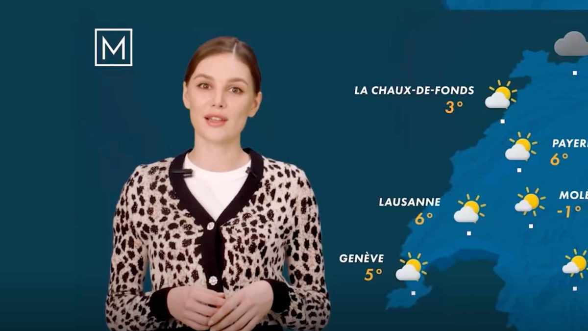 Jade, la présentatrice télé générée par IA // Source : M Le Média Jade, la présentatrice télé générée par IA // Source : M Le Média