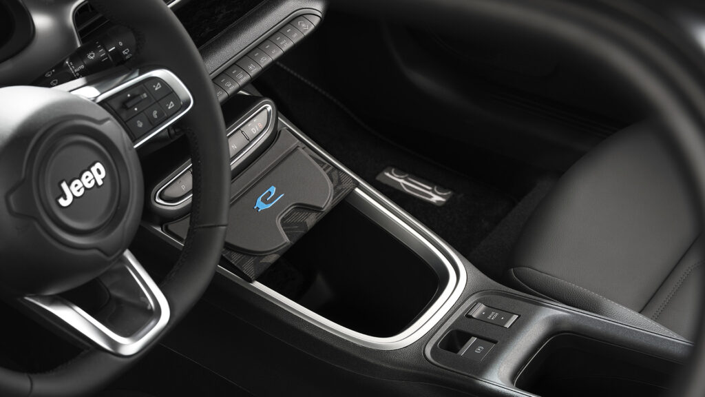 Zoom intérieur du Jeep Avenger // Source : Jeep Zoom intérieur du Jeep Avenger // Source : Jeep