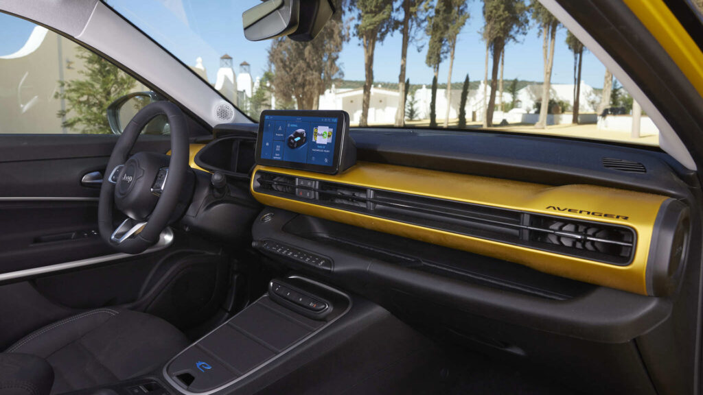 Intérieur de la Jeep Avenger // Source : Jeep Intérieur de la Jeep Avenger // Source : Jeep