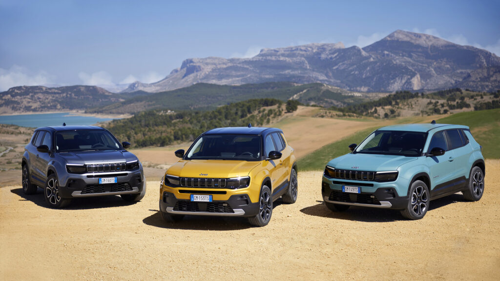 Trois coloris du Jeep Avenger // Source : Jeep Trois coloris du Jeep Avenger // Source : Jeep