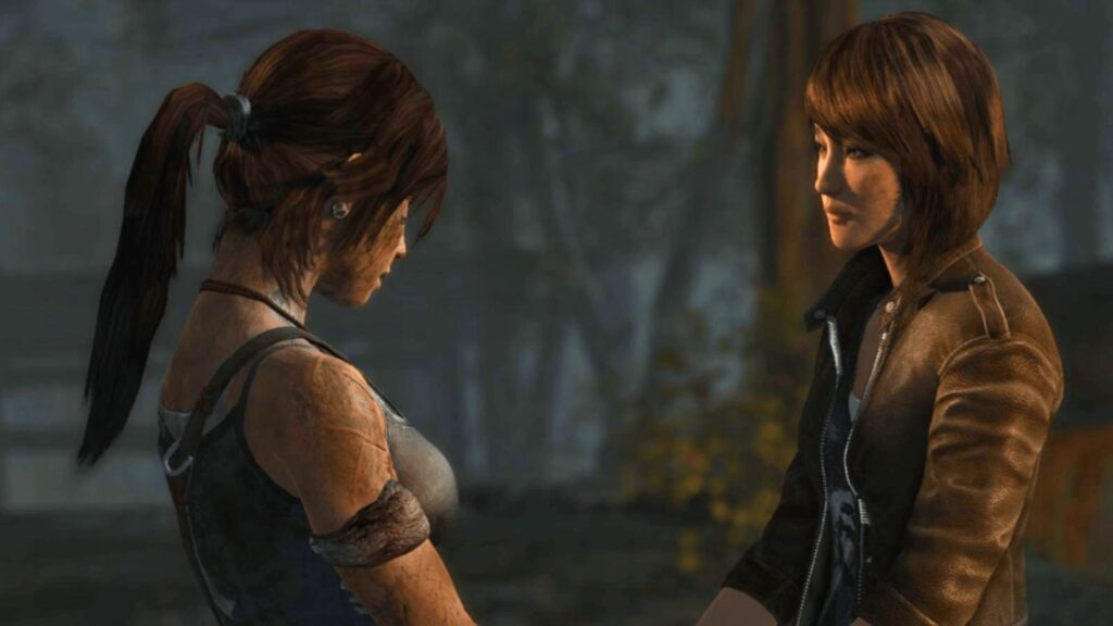 Lara Croft et Sam Nishimura dans le reboot. // Source : Square Enix Lara Croft et Sam Nishimura dans le reboot. // Source : Square Enix