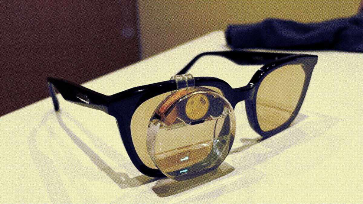 Les lunettes connectées inventées par Bryan Chiang // Source : Bryan Chiang Les lunettes connectées inventées par Bryan Chiang // Source : Bryan Chiang