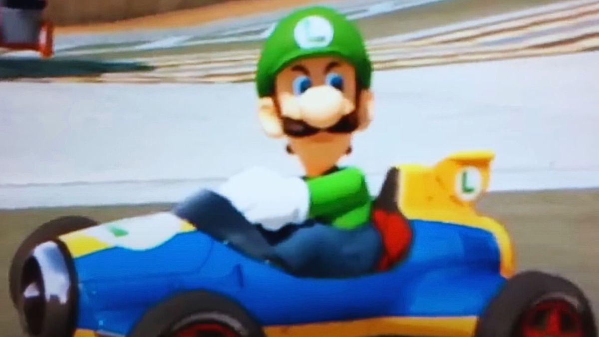 Mème Luigi dans Mario Kart // Source : Capture YouTube Mème Luigi dans Mario Kart // Source : Capture YouTube