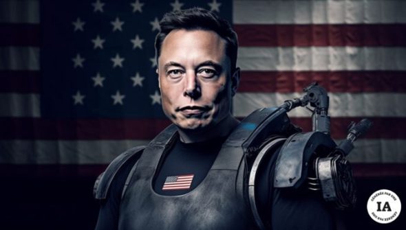 Si Elon Musk était un robot // Source : Midjourney/Numerama