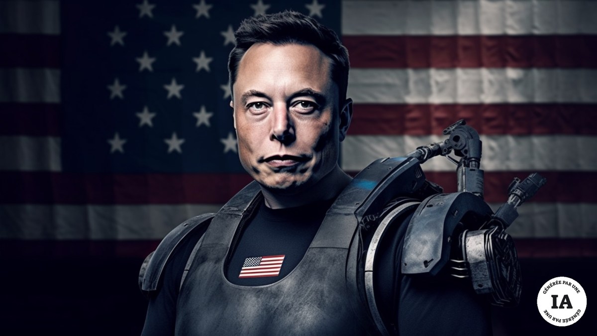 Si Elon Musk était un robot // Source : Midjourney/Numerama Si Elon Musk était un robot // Source : Midjourney/Numerama