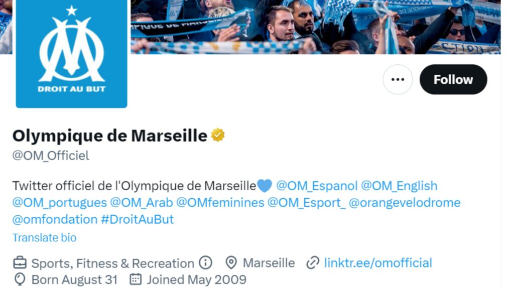 Elon Musk est-il fan de l'OM ? // Source : Capture d'écran Numerama Elon Musk est-il fan de l'OM ? // Source : Capture d'écran Numerama