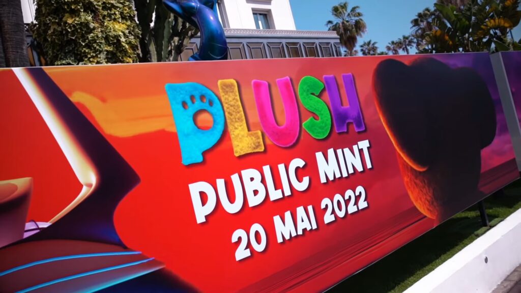 La publicité pour Plush lors du festival de Cannes // Source : YouTube / Capture d'écran Numerama La publicité pour Plush lors du festival de Cannes // Source : YouTube / Capture d'écran Numerama