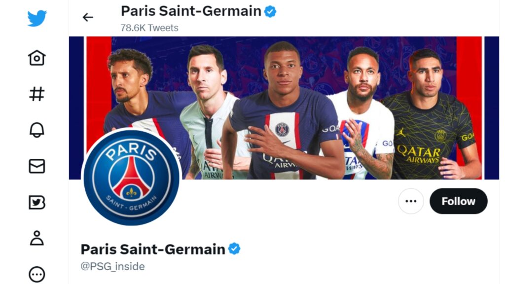 Même sur Twitter, le PSG se fait malmener // Source : Capture d'écran Numerama Même sur Twitter, le PSG se fait malmener // Source : Capture d'écran Numerama