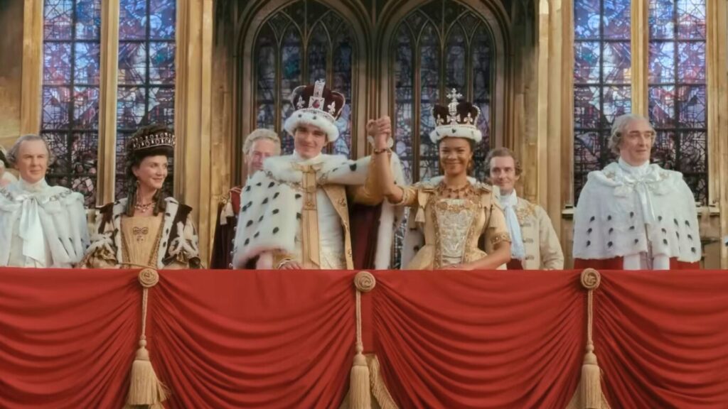 Le préquel de la Chronique de Bridgerton est sur le mariage entre George et Charlotte. // Source : Netflix