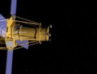 Représentation de RHESSI dans l'espace. // Source : Nasa Représentation de RHESSI dans l'espace. // Source : Nasa