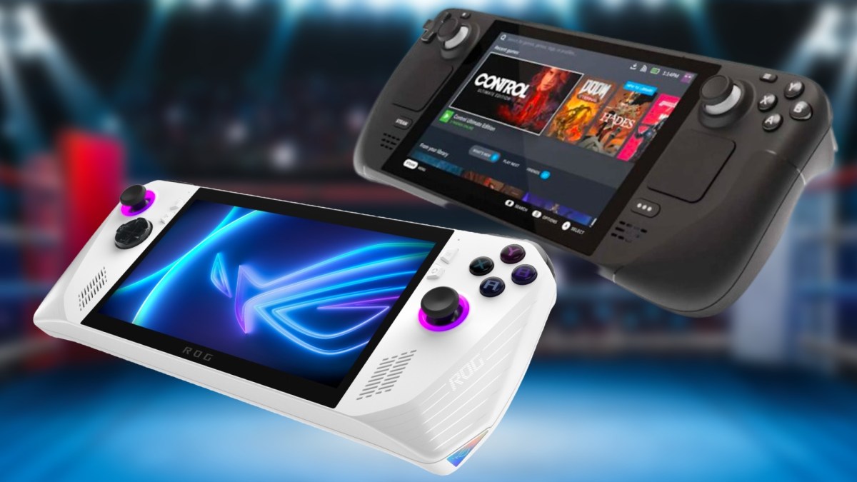 Une Steam Deck versus Asus Rog Ally // Source : Nicolas Lellouche pour Numerama Une Steam Deck versus Asus Rog Ally // Source : Nicolas Lellouche pour Numerama