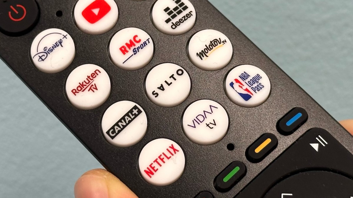 Une télécommande avec le logo de Salto. // Source : Numerama Une télécommande avec le logo de Salto. // Source : Numerama