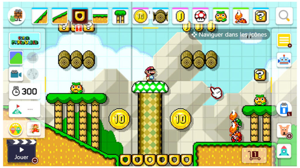 Super Mario Maker 2 vous permet de créer entièrement de vrais stages de Mario à l'ancienne, ou en 3D // Source : Nintendo Super Mario Maker 2 vous permet de créer entièrement de vrais stages de Mario à l'ancienne, ou en 3D // Source : Nintendo