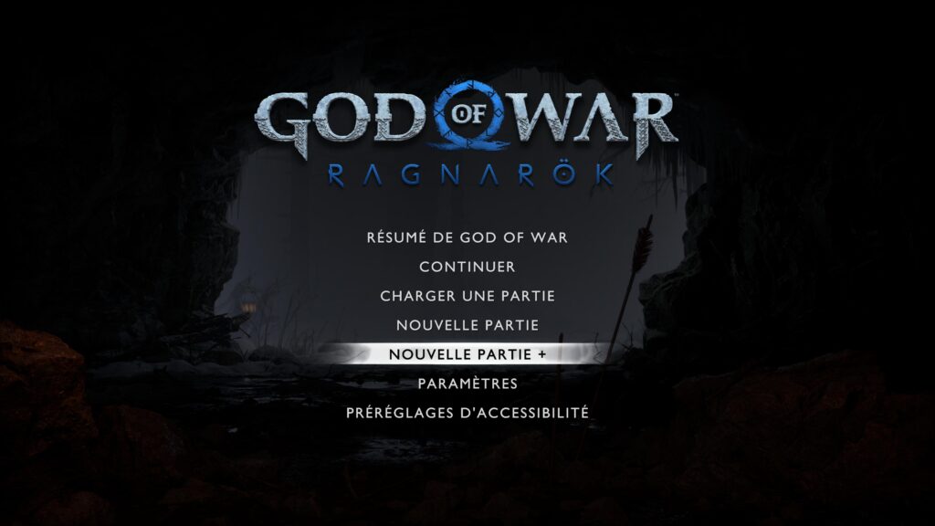 Au démarrage de God of War Rga // Source : Capture Numerama Au démarrage de God of War Rga // Source : Capture Numerama