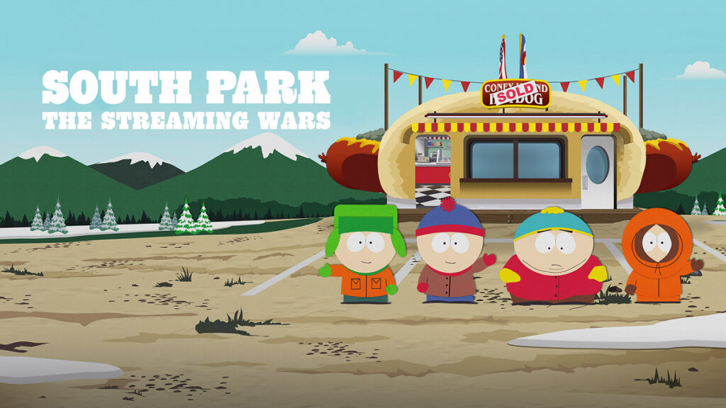 South Park The Streaming Wars est un épisode spécial diffusé sur Paramount+. Il se moque de la multiplication des services de SVOD. // Source : Paramount South Park The Streaming Wars est un épisode spécial diffusé sur Paramount+. Il se moque de la multiplication des services de SVOD. // Source : Paramount