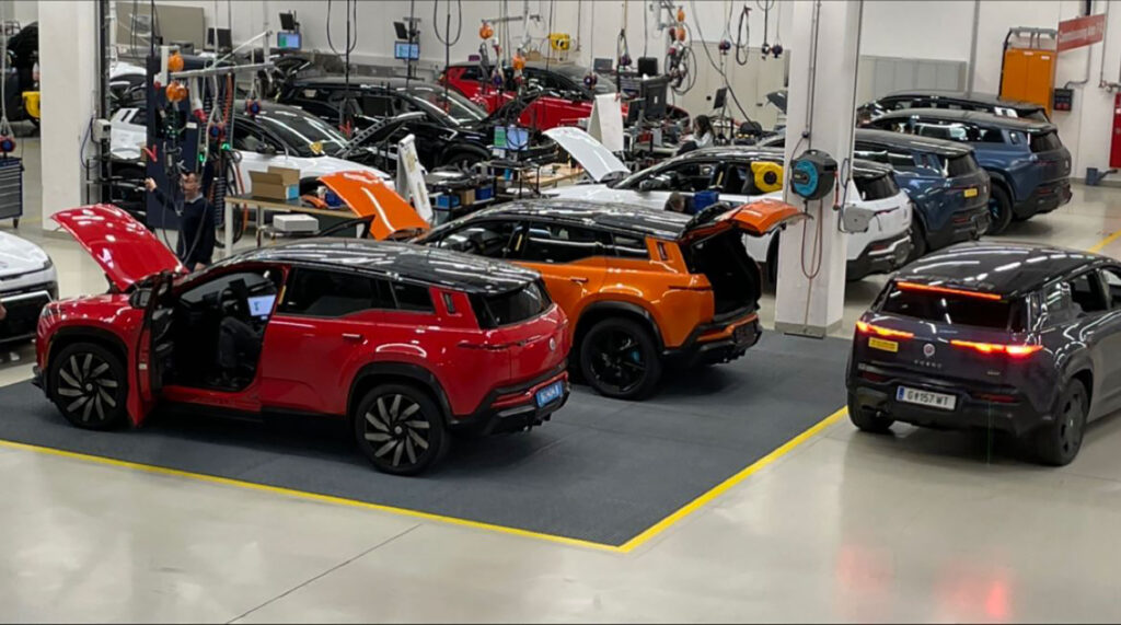 Production des Fisker Ocean dans l'usine autrichienne // Source : Fisker Production des Fisker Ocean dans l'usine autrichienne // Source : Fisker