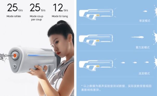 Le Xiaomi MIJIA Pulse Water Gun. // Source : Gizmochina Le Xiaomi MIJIA Pulse Water Gun. // Source : Gizmochina