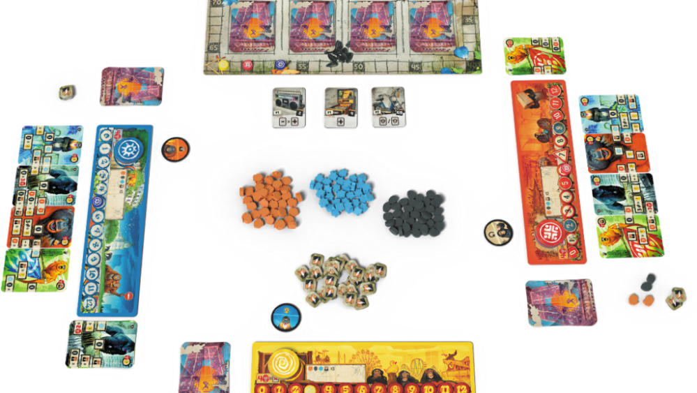 Une partie à 3 en cours. // Source : Catch Up Games Une partie à 3 en cours. // Source : Catch Up Games