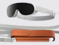 Concept du casque VR d'Apple, avec sa batterie externe. // Source : Marcus Kane Concept du casque VR d'Apple, avec sa batterie externe. // Source : Marcus Kane