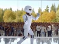 Un robot à l'Apple Park // Source : Numerama avec Midjourney