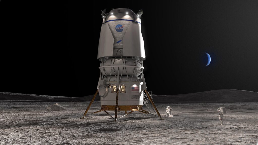 Blue Origin lander Blue Origin lander