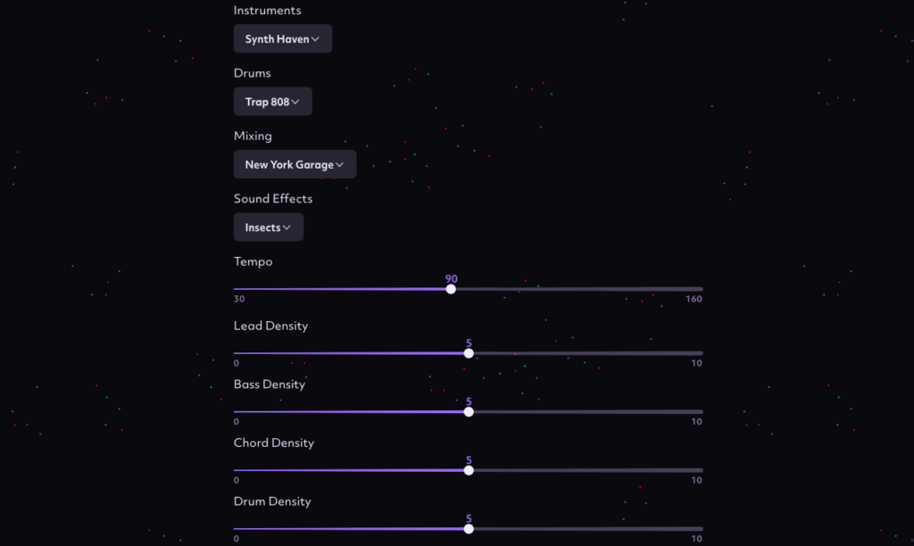 Le site Boomy permet de générer des morceaux de musique grâce à l'intelligence artificielle // Source : Boomy Le site Boomy permet de générer des morceaux de musique grâce à l'intelligence artificielle // Source : Boomy