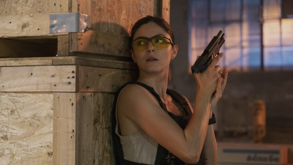 Monica Barbaro dans Fubar // Source : Christos Kalohoridis/Netflix Monica Barbaro dans Fubar // Source : Christos Kalohoridis/Netflix