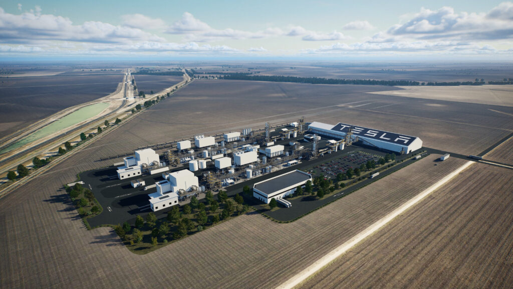 Voici à quoi ressemblera la raffinerie de Tesla // Source : Tesla Voici à quoi ressemblera la raffinerie de Tesla // Source : Tesla