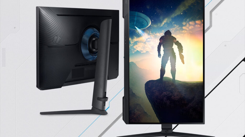 Le moniteur Odyssey G5 est inclinable // Source : Samsung Le moniteur Odyssey G5 est inclinable // Source : Samsung