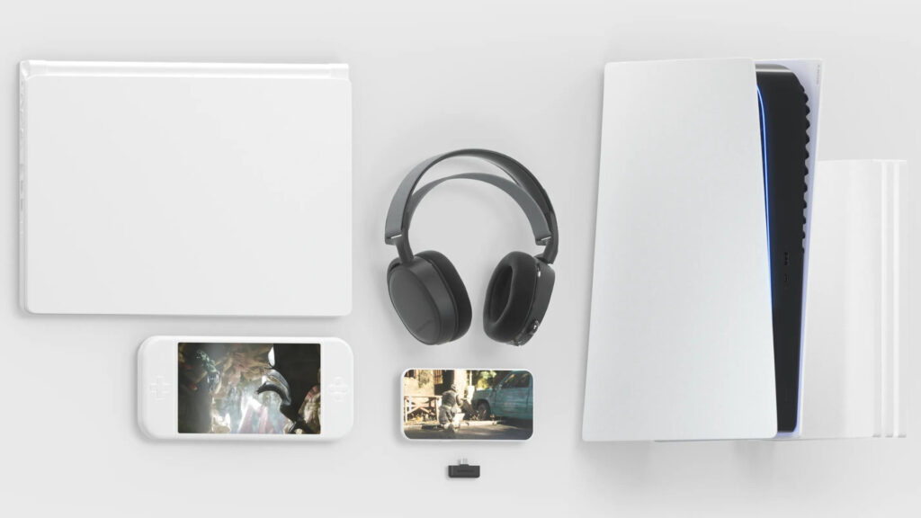 L'Arctis 7+ est un casque multiplateforme // Source : SteelSeries L'Arctis 7+ est un casque multiplateforme // Source : SteelSeries