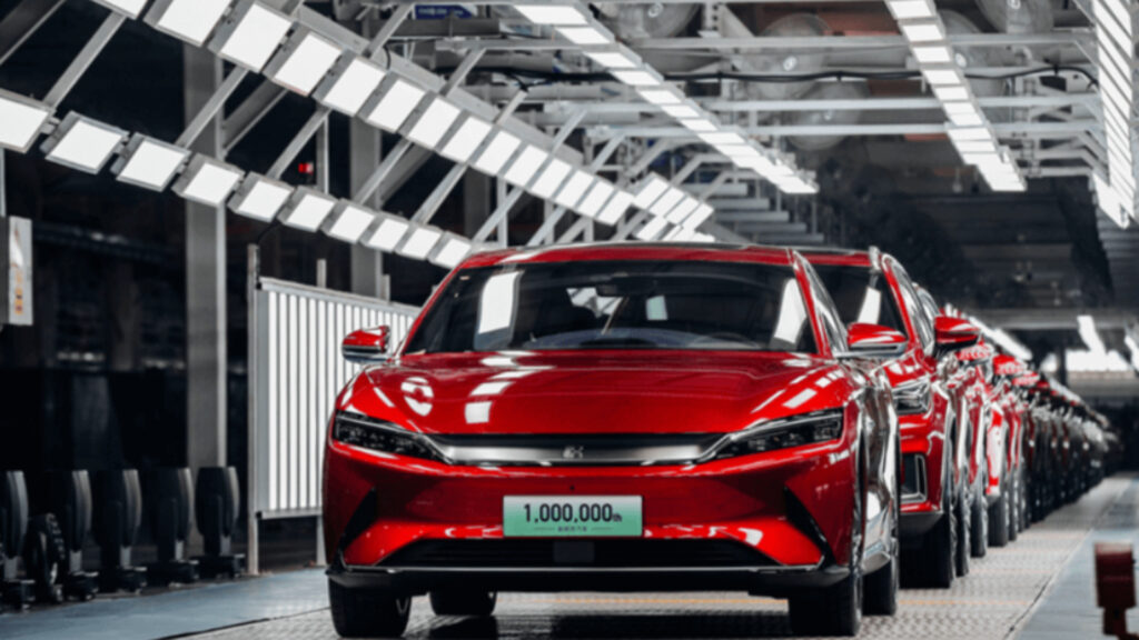 usine BYD en Chine en attendant l'Europe // Source : BYD usine BYD en Chine en attendant l'Europe // Source : BYD